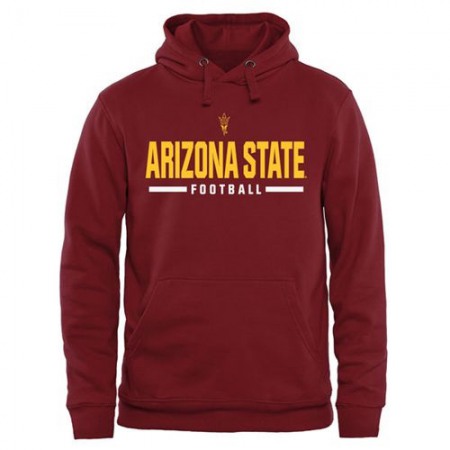 Arizona State Sun Devils Custom Sport Pullover Hoodie Maroon