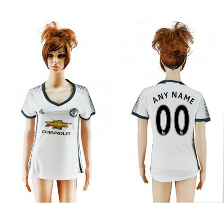 Women's Manchester United Personalized Sec Away Soccer Club Jersey