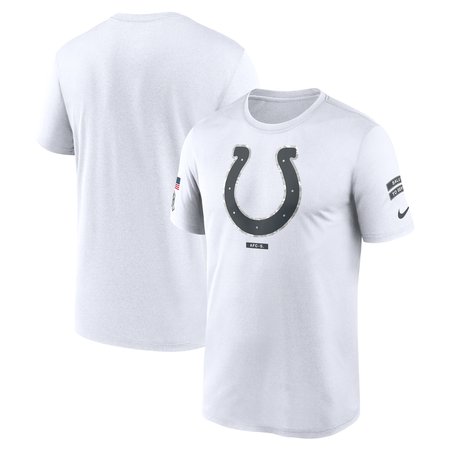 Men's Indianapolis Colts Nike White 2024 Salute To Service Legend Performance T-Shirt