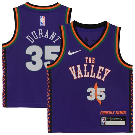 Toddler Phoenix Suns Kevin Durant Nike Purple 2024/25 Swingman Player Jersey - City Edition