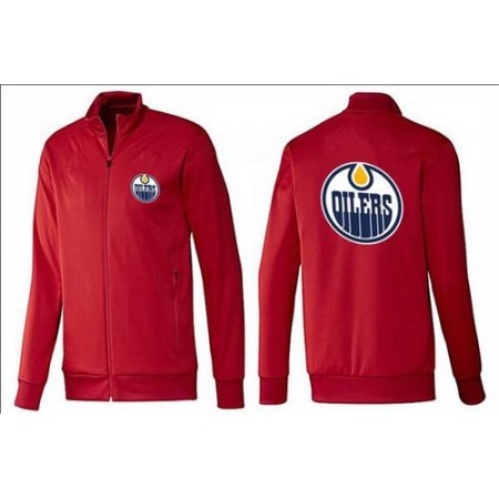 NHL Edmonton Oilers Zip Jackets Red