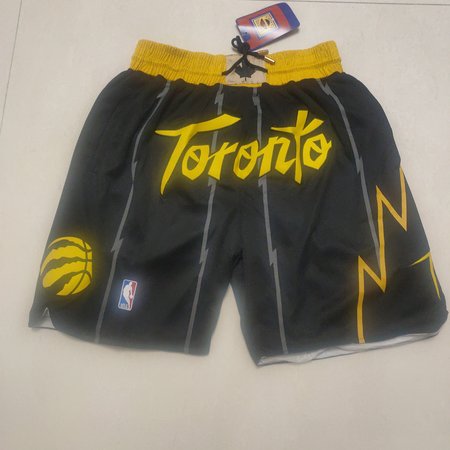 Toronto Raptors Black Shorts